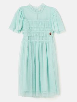 ANGEL & ROCKET - Glitter Mesh Party Gown