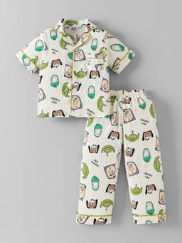 Hopscotch - All Over Print Shirt And Pajama T-Shirt And Pajama