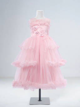 Hopscotch - Sequined Ruffle Gown