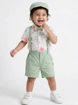 Hopscotch - All Over Print Shirt And Shorts Formal Set