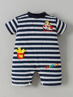 Hopscotch - Striped Romper