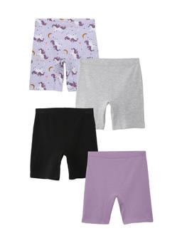 Hopscotch - Strech Cycling Shorts (Pack Of 4)