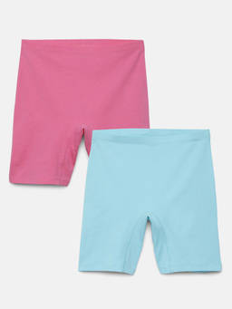 Hopscotch - Strech Cycling Shorts (Pack Of 2)