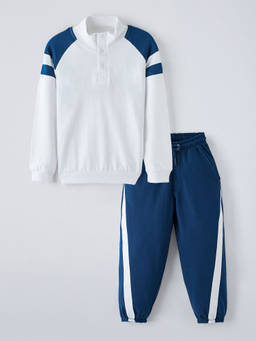 Hopscotch - Colorblock Cotton Jogger Set