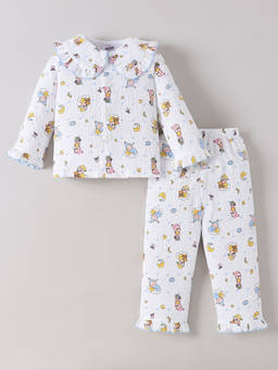 Hopscotch - Moon Collared T-Shirt And Pajama