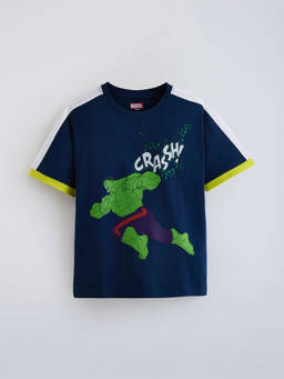 Hopscotch - Hulk Pure Cotton Relaxed T-Shirt