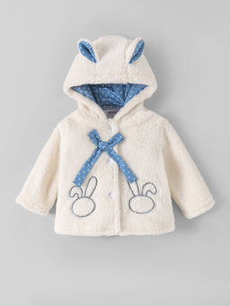 Hopscotch - Bunny Applique Hooded Jacket