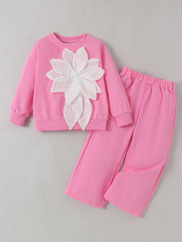Hopscotch - 3D Floral Applique Pant Set