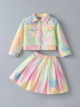 Hopscotch - Tie And Dye Skirt Set