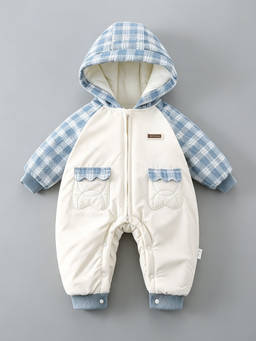 Hopscotch - Plaid Sleeves Romper
