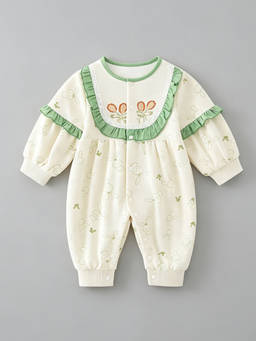 Hopscotch - Floral Embroidery Romper