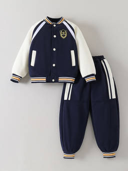 Hopscotch - Colorblock Ribbed Jogger Set