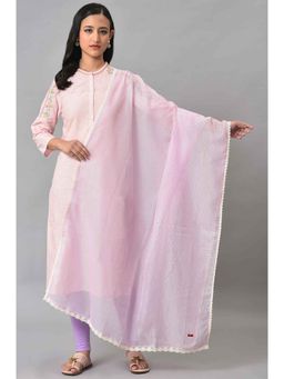 W - Purple Solid Dupatta