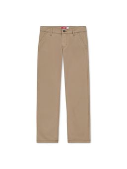 Levi's - Brown Solid/Plain Mid Waist Trousers