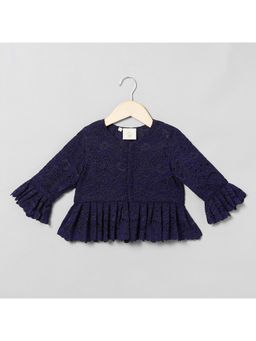 BYB Premium - Navy Blue Floral Mid Waist Tops