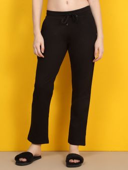 Sweet Dreams - Women Black Solid Pyjama