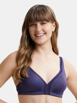 Jockey - 1820 Wirefree Non Padded Microfiber Elastane Everyday Bra - Classic Navy