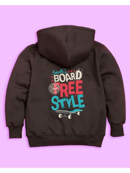 Nusyl - Unisex Brown Free Style Hoodies