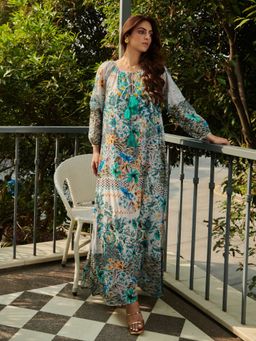 CINCIN Fashion - Floral Printed Long Maxi Dress