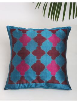 Fabindia - Aadya Silk Ikat Cushion Cover (16x16 Inches)