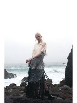 dash and dot - Ombre Fringe Dress