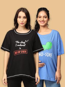 The Mom Store - Oversized Mumma T-Shirts (Pack of 2)