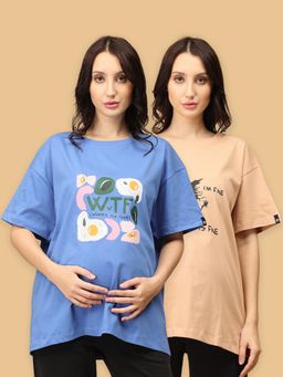 The Mom Store - Oversized Mumma T-Shirts (Pack of 2)