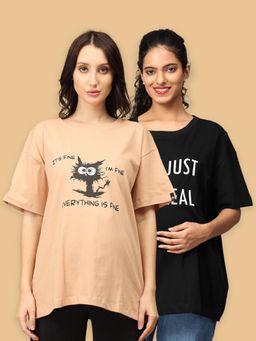 The Mom Store - Oversized Mumma T-Shirts (Pack of 2)
