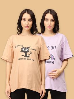 The Mom Store - Oversized Mumma T-Shirts (Pack of 2)