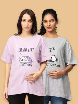The Mom Store - Oversized Mumma T-Shirts (Pack of 2)