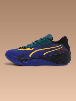 Puma - All-Pro NITRO Crowd Craze Unisex Blue Basketball Shoes (UK 3.5)