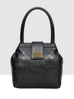 ESBEDA - Black Quilted Texture Handbag
