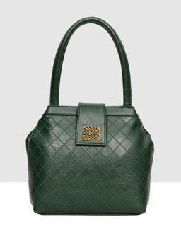 ESBEDA - Green Quilted Texture Handbag