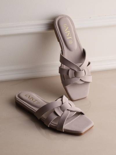Women Casual Slip on Grey Slip on Flats