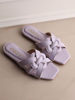 GNIST - Women Casual Slip on Lavender Slip on Flats