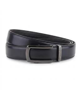 HAYES LONDON - Men's Genuine Leather Auto-Lock Belt