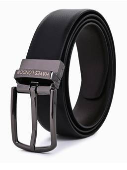 HAYES LONDON - Men's Italian Leather Reversible Belt