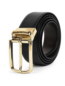 HAYES LONDON - Men's Italian Leather Reversible Belt