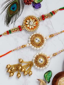 eCraftIndia - Designer Rakhis (Pack of 3)