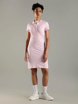 Tommy Hilfiger - Cotton Polo Collar T-Shirt Dress