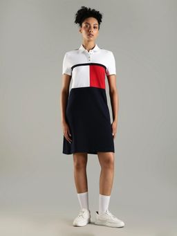 Tommy Hilfiger - Cotton Polo Collar T-Shirt Dress
