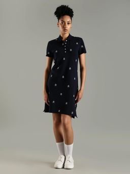 Tommy Hilfiger - Cotton Polo Collar T-Shirt Dress