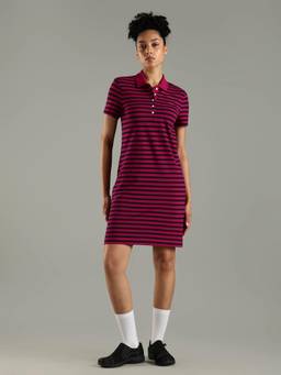 Tommy Hilfiger - Cotton Polo Collar T-Shirt Dress
