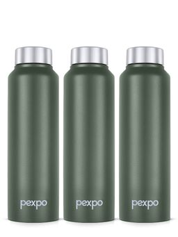 Pexpo - Chromo Military Green Stainless Steel Fridge Bottle - 750 ml