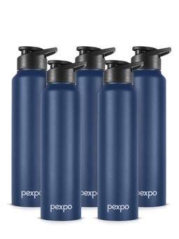 Pexpo - Chromo Denim Blue Stainless Steel Fridge Bottle-Sipper - 950 ml