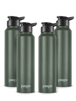 Pexpo - Chromo Military Green Stainless Steel Fridge Bottle-Sipper - 950 ml