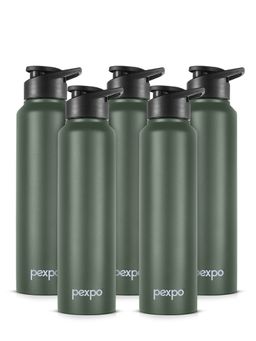 Pexpo - Chromo Military Green Stainless Steel Fridge Bottle-Sipper - 950 ml