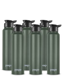 Pexpo - Chromo Military Green Stainless Steel Fridge Bottle-Sipper - 950 ml