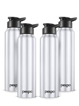 Pexpo - Chromo Silver Stainless Steel Fridge Bottle-Sipper - 950 ml