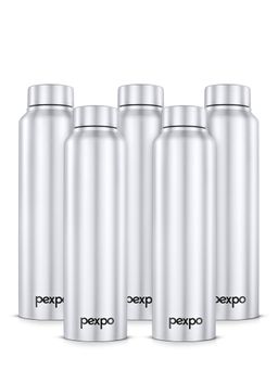 Pexpo - Chromo Silver Stainless Steel Fridge Bottle-Sipper - 950 ml